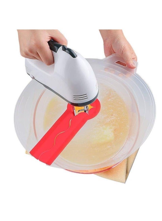 واقي رش الخفق للمطبخ – غطاء سيليكون لمنع تناثر السوائل – متعدد الاستخدامات - Image 4